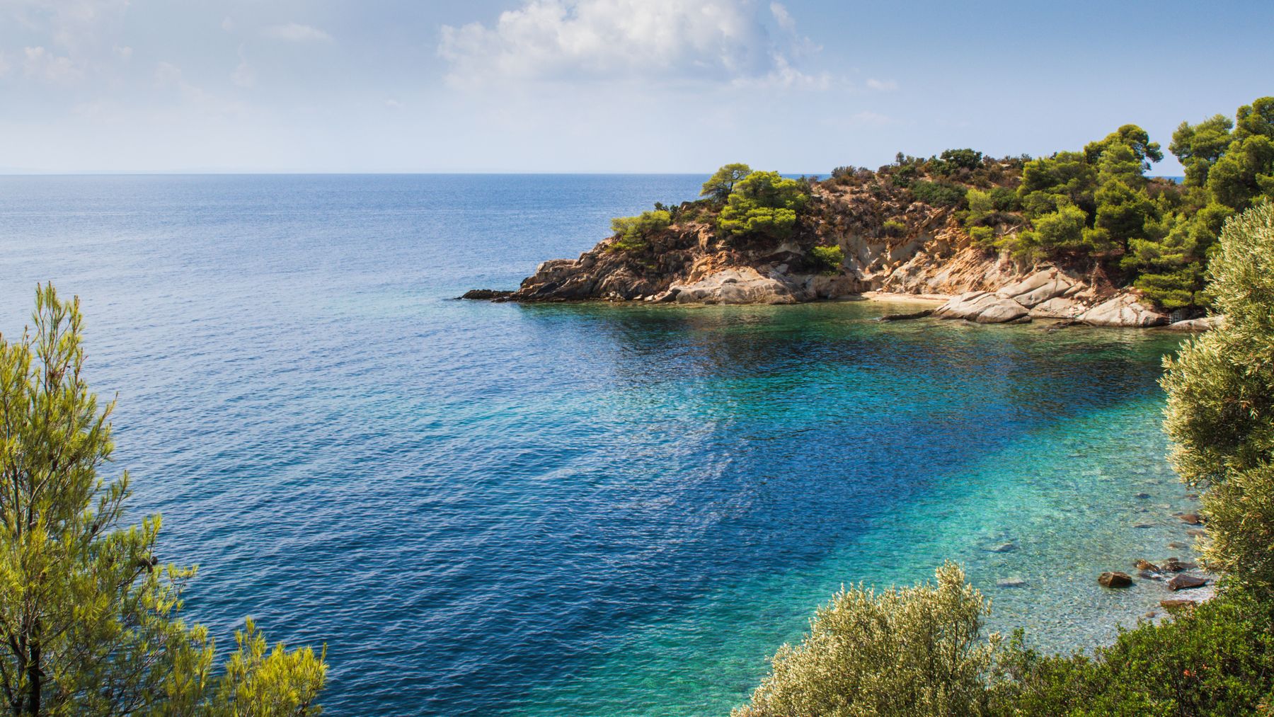 A beach in Halkidiki